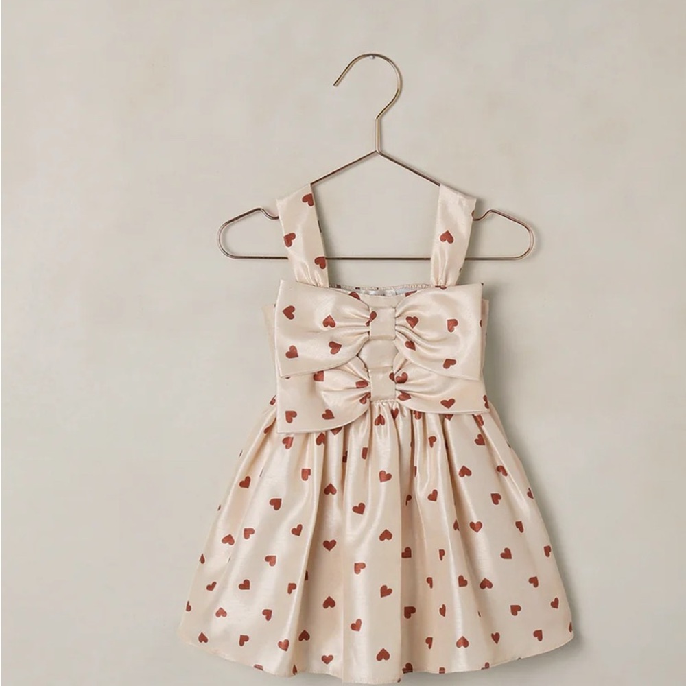 Noralee Cindy Dress with red hearts NWT